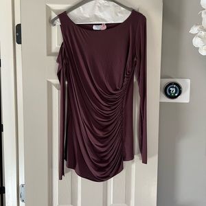 Bailey 44 one shoulder cold shoulder